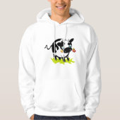 Koe Met Een Bloem Hoodie (Voorkant)