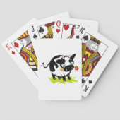 Koe Met Een Bloem Pokerkaarten (Achterkant)