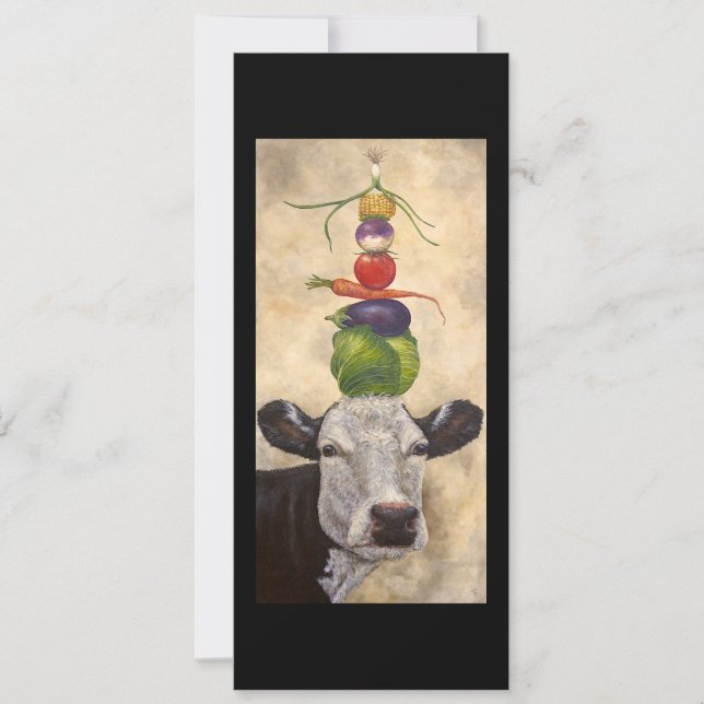 Koe met een platte kaart voor draaistellen (Voorkant)