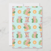 Koe met een uitnodiging tot het indienen van een g (Achterkant)