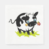 Koe met een ventilator servet (Voorkant)