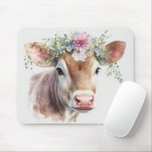 Koe met kop muismat (Met muis)