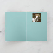 koe met nestkaart voor pet kaart (Binnen)