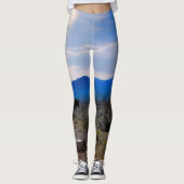 Koe met Storm Clouds met Persoonlijke Naam Leggings (Voorkant)