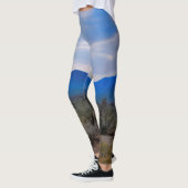 Koe met Storm Clouds met Persoonlijke Naam Leggings (Links)