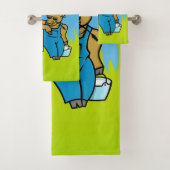 Koe met teken bad handdoek (Insitu)