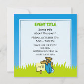 Koe met teken kaart (Achterkant)