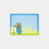 Koe met teken post-it® notes (Voorkant)