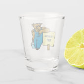 Koe met teken shot glas (Achterkant)