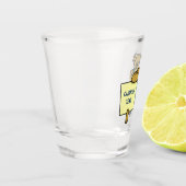 Koe met teken shot glas (Links)