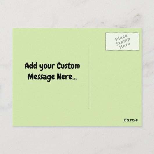 Koe Methaan Cartoon Briefkaart (Achterkant)