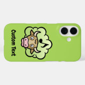 Koe methaan Cartoon Case-Mate iPhone Case (Achterkant (horizontaal))