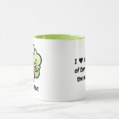 Koe Methaan Cartoon Coffee Mok (Midden)