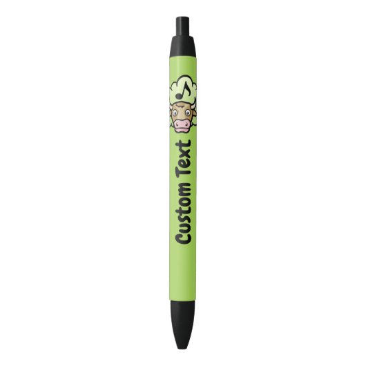 Koe Methaan Cartoon Ink Pen (Voorkant Verticaal)
