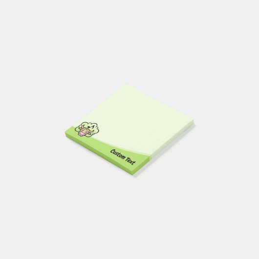 Koe Methaan Cartoon Opmerkingen Post-it® Notes (Schuin)