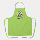 Koe Methaan Cartoon Schort (Voorkant)