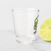 Koe Methaan Cartoon Shot Glass Glas (Links)
