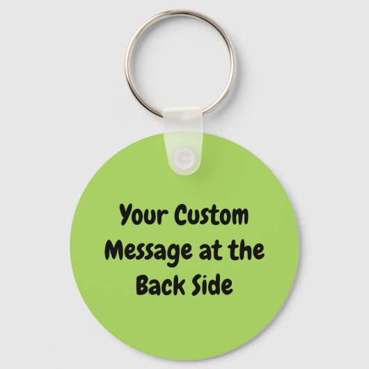 Koe Methaan Cartoon Sleutelhanger (Achterkant)