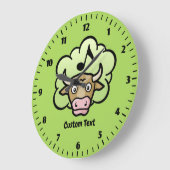 Koe MethaanCartoon Grote klok (Hoek)