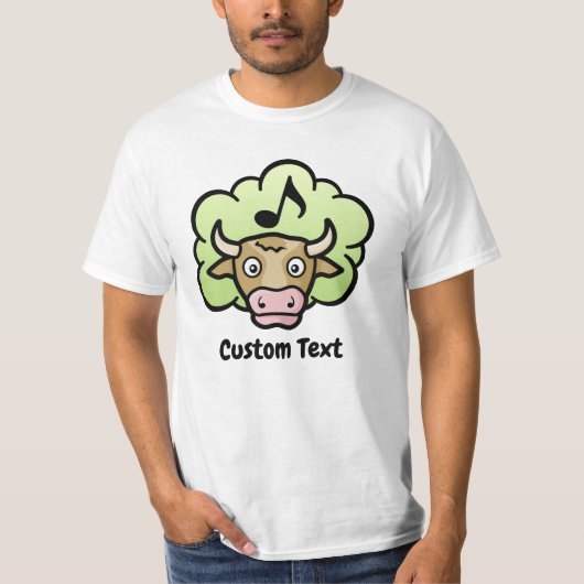 Koe MethaanCartoon T-shirt (Voorkant)