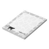 Koe Methaanpictogram Notitieblok (Linkerzijde)