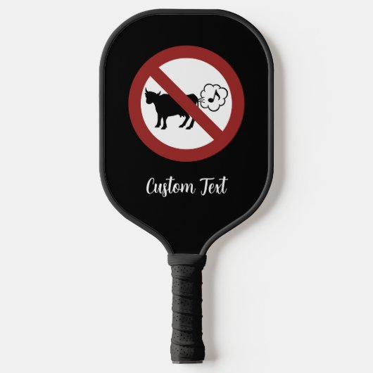 Koe Methaanpictogram Pickleball Paddle (Voorkant)