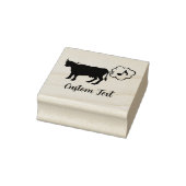 Koe Methaanpictogram Rubberstempel (Stempel)