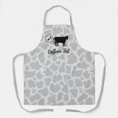 Koe Methaanpictogram Schort (Voorkant)