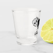 Koe Methaanpictogram Shot Glass Glas (Links)