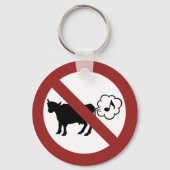 Koe methaanpictogram Sleutelhanger (Voorkant)