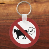 Koe methaanpictogram Sleutelhanger (Voorkant)