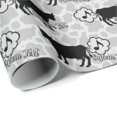 Koe Methaanpictogram Verpakking papier (Rol Hoek)