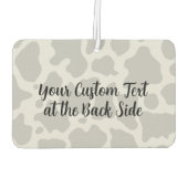 Koe methaanpictogramauto's luchtverfrisser (Achterkant)