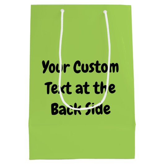 Koe Methane Cartoon Gift Bag Medium Cadeauzakje (Achterkant)