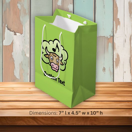 Koe Methane Cartoon Gift Bag Medium Cadeauzakje