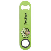 Koe Methane Cartoon Snelheidsflesopening Speed Flessenopener (Achterkant)