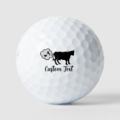 Koe Methane Icon Golf Balls Golfballen (Voorkant)