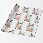 Koe, mijn eerste Kerstmis Cadeaupapier (Uitgerold)