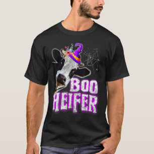 Koe Minnaar Boe Vaars Grappig Halloween Boeren Cad T-shirt