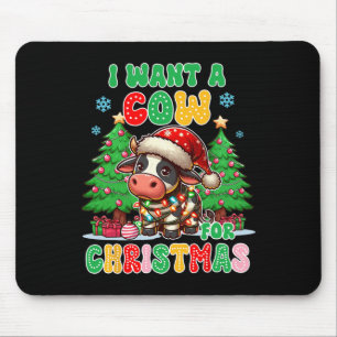 Koe minnaar Koe mama kerst kerst kerst ik wil een Muismat