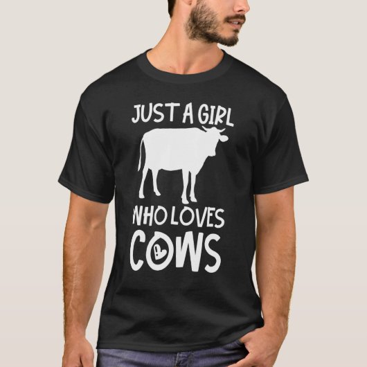 Koe Minnend Meisje T-shirt (Voorkant)