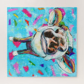 Koe modale tandeninkt legpuzzel (Horizontaal)