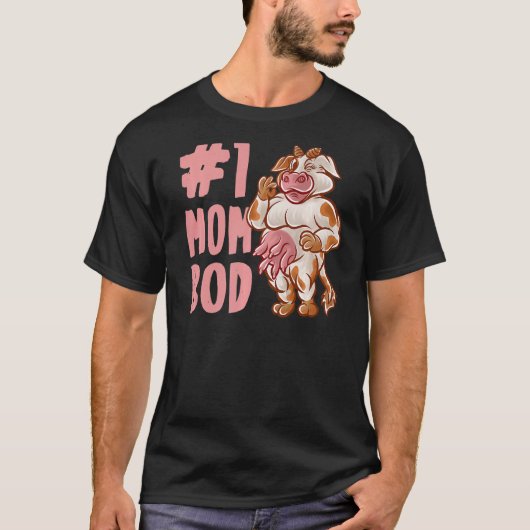 Koe Moeder Beste Moeder Bod Moedertje Mama Vaars M T-shirt (Voorkant)