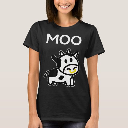 Koe Moeder Boer Koe T-shirt (Voorkant)