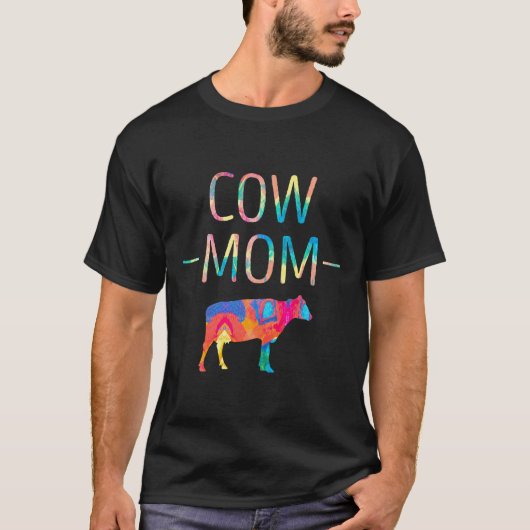 Koe Moeder Koe Schilderij T-shirt (Voorkant)