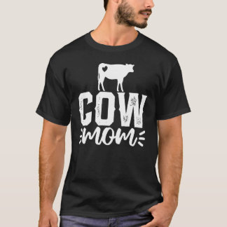 Koe Moeder Leven Boer Meisje Moederdag Land Heife T-shirt