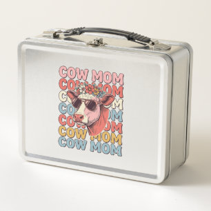 Koe Moeder Retro Zonnebril Koe Vintage Gravure Des