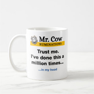 Koe mok. Vertrouw me. Ik heb dit een miljoen x ged Koffiemok