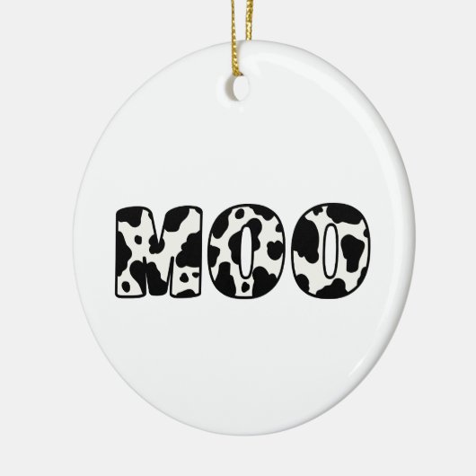 Koe Moo Keramisch Ornament (Links)
