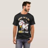 Koe Moody Pun Boerderij T-shirt (Voorkant volledig)